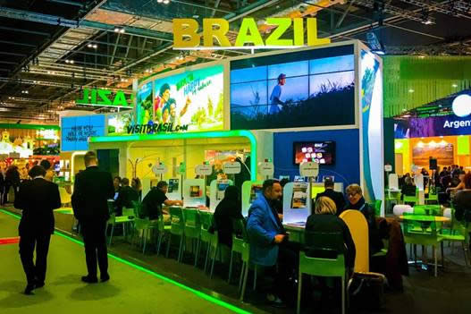 Espaço do Brasil na WTM Londres 2018. WTM começa com forte participação brasileira