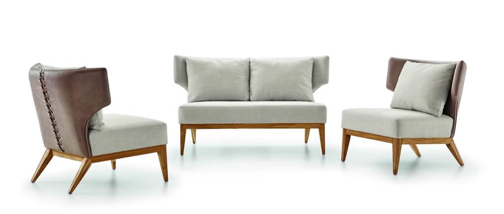 A linha Portoro Mobile apresenta linhas de sofá e poltronas com muita bossa Casa Portoro