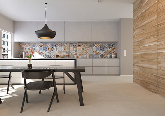 Portinari - Lisboa: Cozinha é um dos ambientes mais utilizados, saiba como deixá-lo agradável Revestir - Decoração de cozinha - Portinari - Lisboa