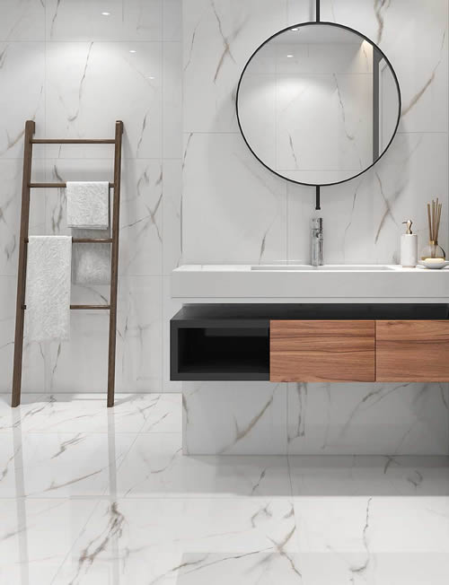 ViaRosa lança porcelanato inspirado no nobre mármore Calacata ViaRosa Porcelanato - mármore Calacata