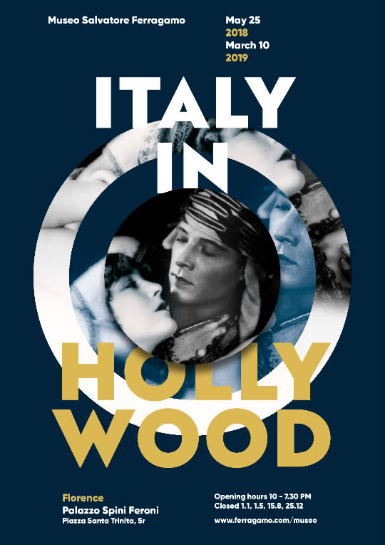 Poster - Exposio Italy in Hollywood - Salvatore Ferragamo