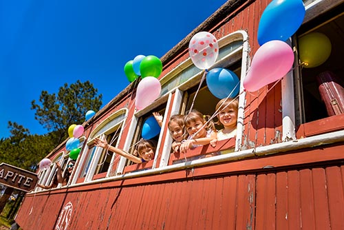 Expresso Kids um evento para as Crianças comemorarem seu Dia em uma Estação de Trem