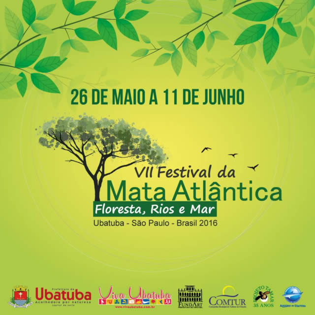 VII Festival da Mata Atlântica começa em Ubatuba