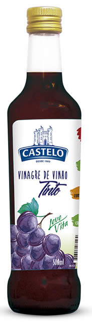 Castelo Alimentos lança Vinagre de Vinho Tinto 100% Natural