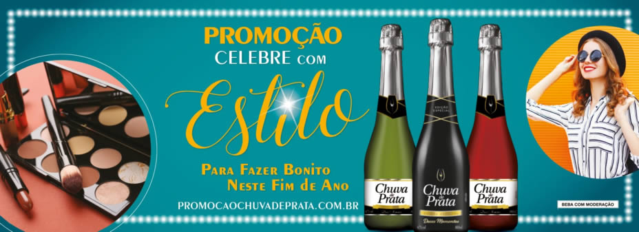 Promoção Celebre Com Estilo - Chuva de Prata - CR Brands