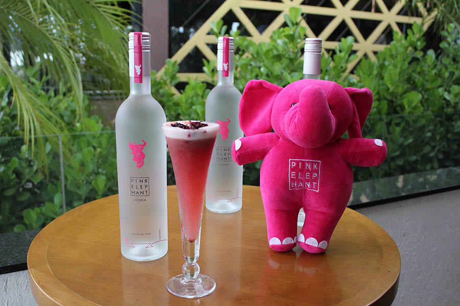 Foto: Drink Pink Elephant - Foto: Beatriz Queiroz - comerrezando.com