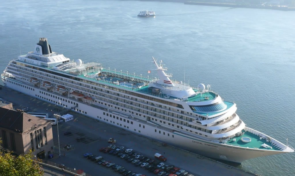 Companhia de cruzeiros de luxo mais premiada do mundo vem ao Brasil para temporada na América do Sul Crystal - Pier 1 Cruise Experts - Melhor Navio de Cruzeiro do Mundo - Condé Nast Travelers Reader Choice Awards - all inclusive Crystal Symphony