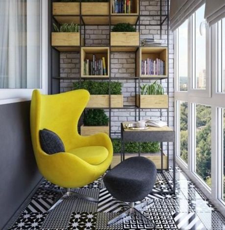 Home Office - varanda Gourmet - Decoração - Design - Casa - Estilo Moderno