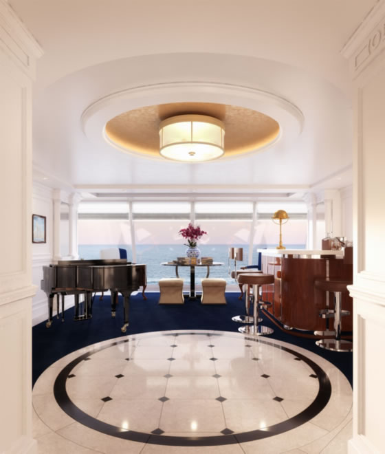Oceania Cruises apresenta as novas Owners Suites com decoração Ralph Lauren Home Oceania Cruises - Owners Suites - Ralph Lauren Home - Trevor R. Howells
