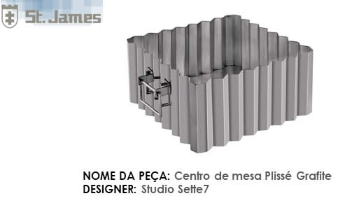 Studio Sette7 - St. James apresenta novo acabamento para suas peças Studio Sette7 - St. James - peças de prata