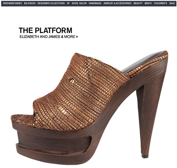 Bergdorf Goodman - The new Spring platforms